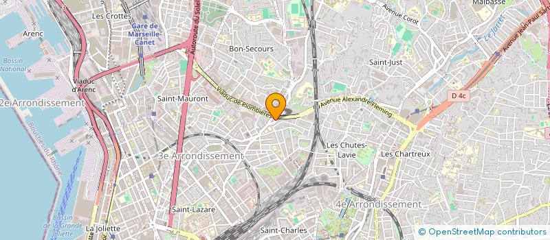 localisation de l'entreprise SELARL HUA à MARSEILLE