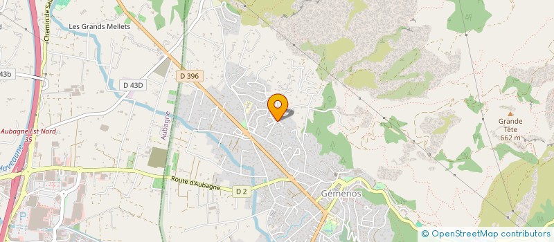 localisation de l'entreprise SELARL HUGUES MEDECIN SPECIALISTE EN ANESTHESIE-REANIMATION  GEMENOS