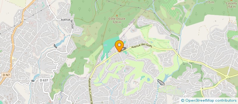 localisation de l'entreprise SELARL HUZE VETERINAIRE DU GOLF à SAINT-RAPHAEL