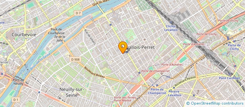 localisation de l'entreprise SELARL IMACHEM à LEVALLOIS-PERRET