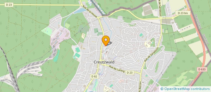 localisation de l'entreprise SELARL IMAGERIE MEDICALE DE CREUTZWALD  CREUTZWALD