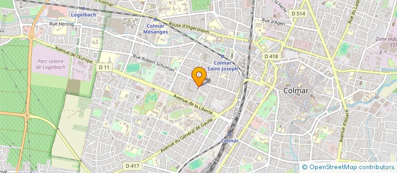 localisation de l'entreprise SELARL IMAGERIE MEDICALE DU VIGNOBLE  COLMAR