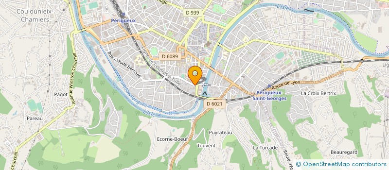 localisation de l'entreprise SELARL IMAGERIE MEDICALE, RADIOTHERAPIE, ONCOLOGIE DE DORDOGNE à PERIGUEUX