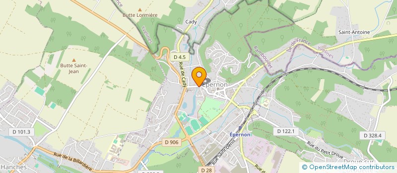 localisation de l'entreprise SELARL IMEEL 28 à EPERNON