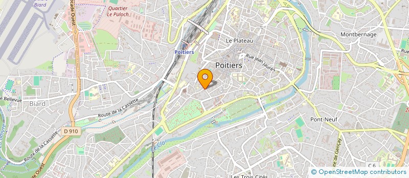 localisation de l'entreprise SELARL INDIFERENT DENT  POITIERS