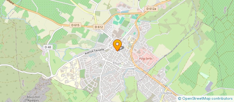 localisation de l'entreprise SELARL INFIRMIER FRANCK POMAREDE  THUIR