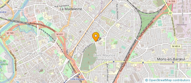 localisation de l'entreprise SELARL INTERCARD à LILLE