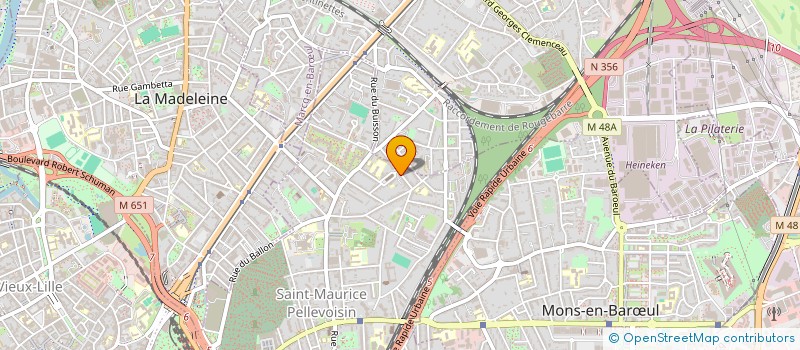 localisation de l'entreprise SELARL ISABELLE HENOCQUE à LILLE
