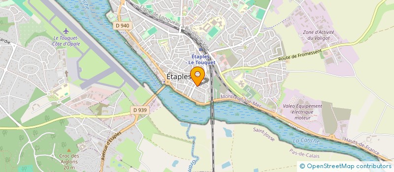 localisation de l'entreprise SELARL JACQUES WAGNON ET COLLABORATEURS à ETAPLES