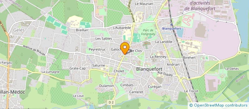 localisation de l'entreprise SELARL JAVERZAC-CAZAILLET NOTAIRES & ASSOCIES à BLANQUEFORT