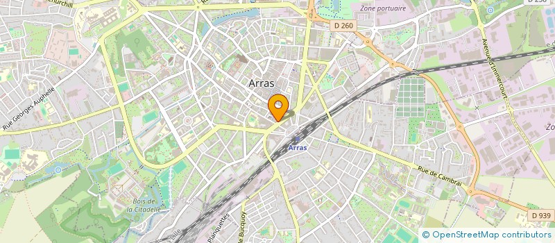 localisation de l'entreprise SELARL JEAN CHROSCIK à ARRAS