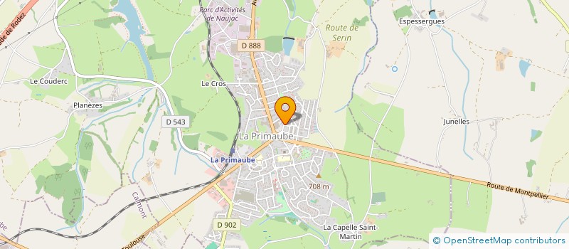 localisation de l'entreprise SELARL JEAN-MARC CARRIERE  LUC-LA-PRIMAUBE