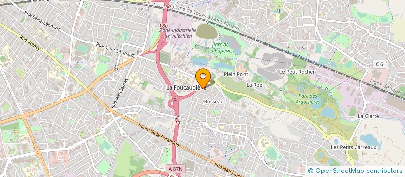 localisation de l'entreprise SELARL JEROME PERNIN  TRELAZE