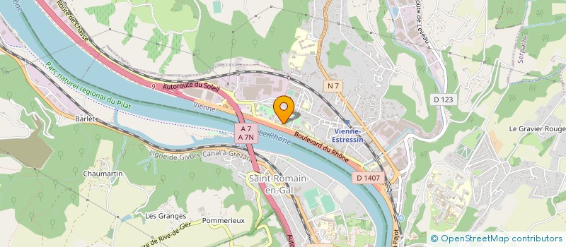 localisation de l'entreprise SELARL JOLIVET ALINE à VIENNE