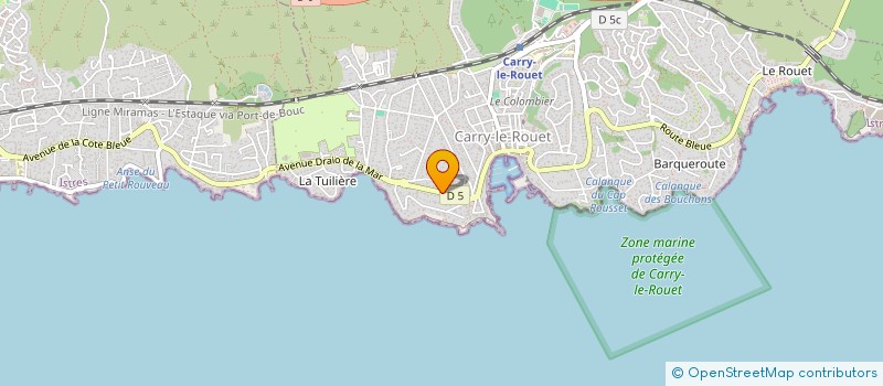 localisation de l'entreprise SELARL JOUVENCE  CARRY-LE-ROUET