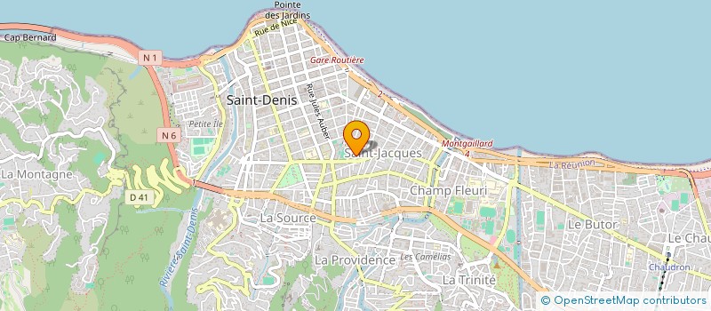 localisation de l'entreprise SELARL JUDE ET ASSOCIES CHIRURGIENS-DENTISTES à SAINT-DENIS