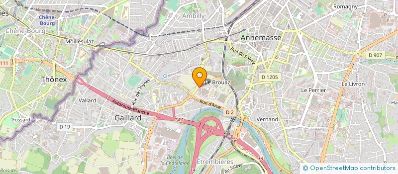 localisation de l'entreprise SELARL JULIEN CHAPPUIS à ANNEMASSE