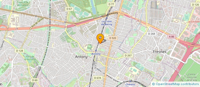 localisation de l'entreprise SELARL JULIEN DUMESNIL à ANTONY