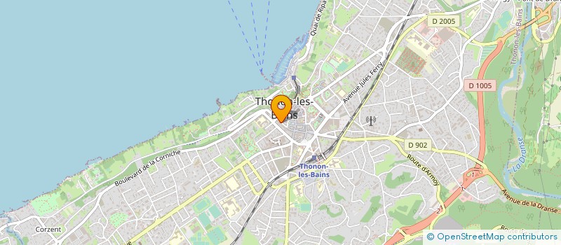 localisation de l'entreprise SELARL JURIS OFFICE à THONON-LES-BAINS