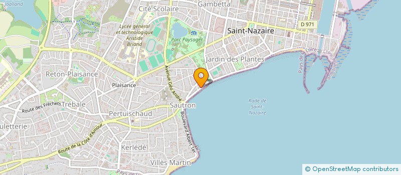 localisation de l'entreprise SELARL JUSTITIATLANTIC à SAINT-NAZAIRE