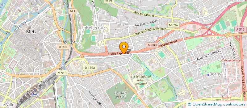 localisation de l'entreprise SELARL K2SB  METZ