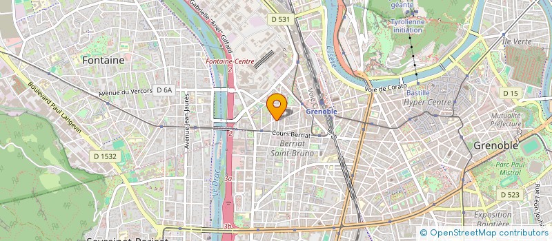 localisation de l'entreprise SELARL KAREN FAURRE à GRENOBLE