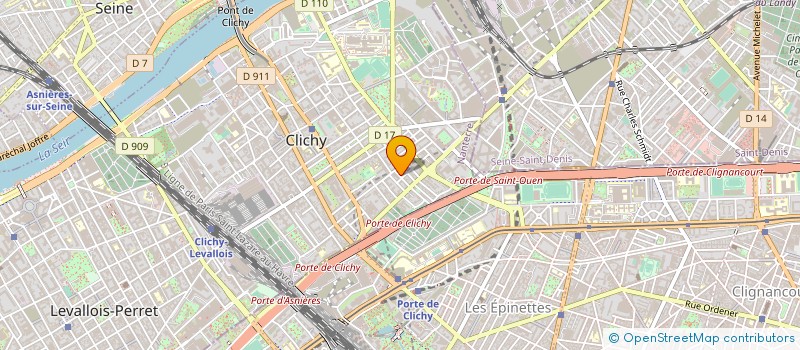 localisation de l'entreprise SELARL KEPES SONIA à CLICHY