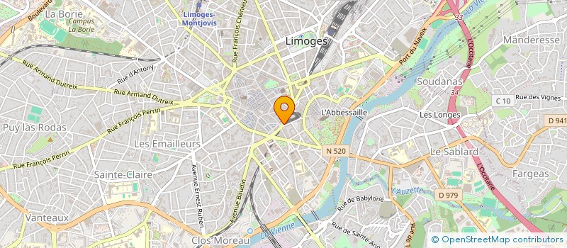 localisation de l'entreprise SELARL KHIYATI à LIMOGES