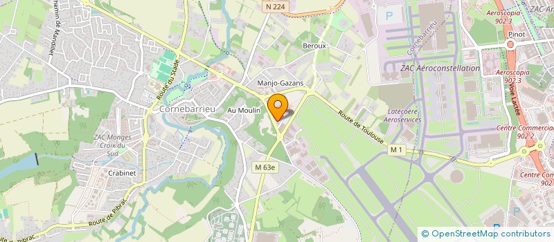 localisation de l'entreprise SELARL KINE SPORT SANTE  CORNEBARRIEU