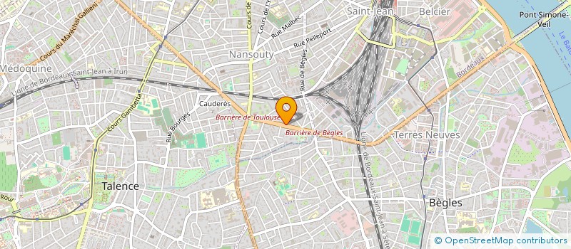 localisation de l'entreprise SELARL KINEDOM  BORDEAUX