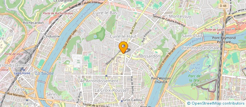 localisation de l'entreprise SELARL KINEOMAXILLO  CALUIRE-ET-CUIRE