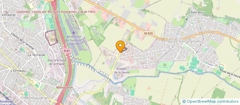 localisation de l'entreprise SELARL KINES LA CROIX DU SUD  QUINT-FONSEGRIVES