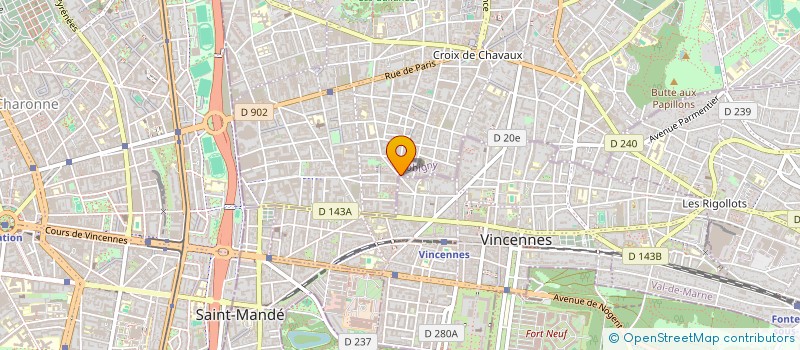 localisation de l'entreprise SELARL KINESIOSTEO à MONTREUIL