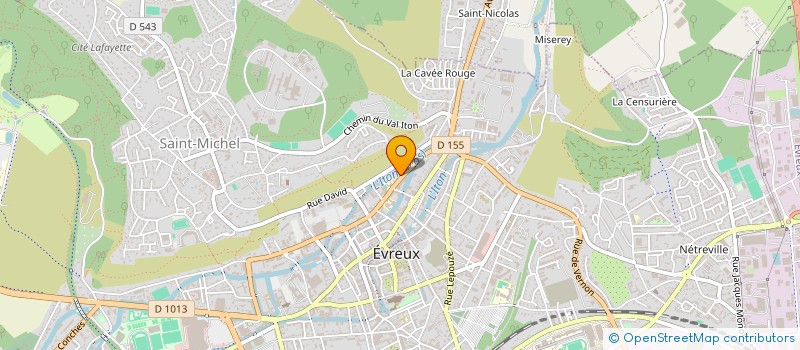 localisation de l'entreprise SELARL KINNECHAME GOMBERT  EVREUX