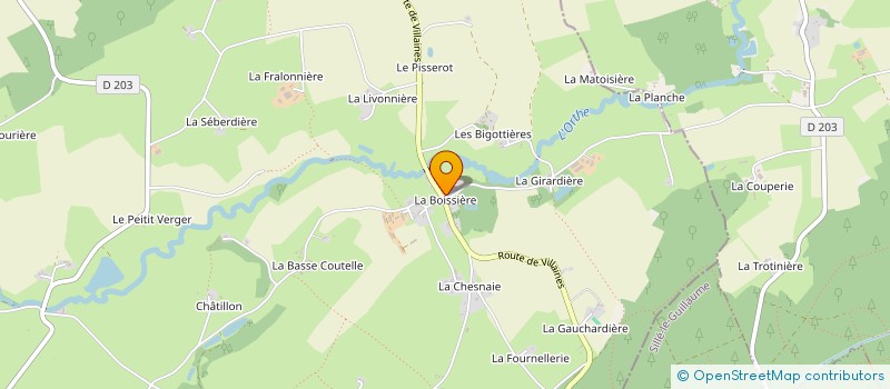 localisation de l'entreprise SELARL KINOUCH 53  VIMARTIN-SUR-ORTHE