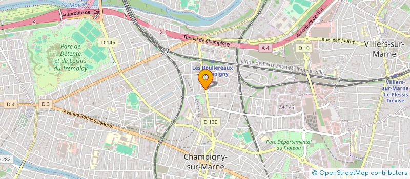 localisation de l'entreprise SELARL KLEJMAN à CHAMPIGNY-SUR-MARNE