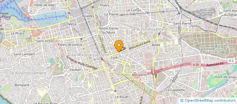 localisation de l'entreprise SELARL KLUSE-JAFFRE à MARSEILLE