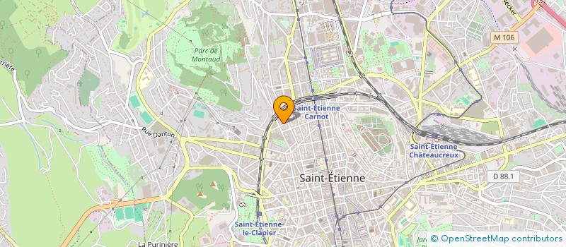 localisation de l'entreprise SELARL KODAN  SAINT-ETIENNE