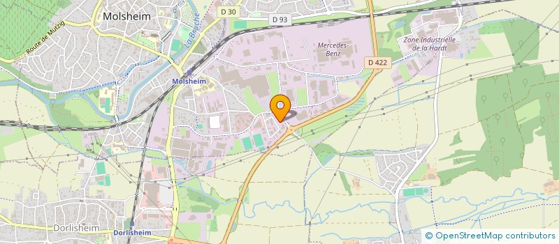 localisation de l'entreprise SELARL KOSSI  MOLSHEIM