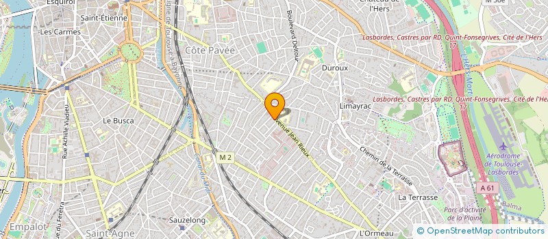 localisation de l'entreprise SELARL LABARTHE à TOULOUSE