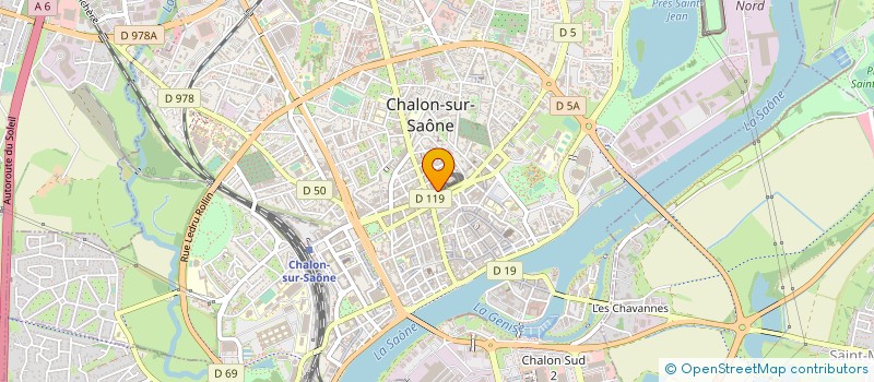 localisation de l'entreprise SELARL LACHAL-LECLERC GREFFIERS DE TRIBUNAL DE COMMERCE ASSOCIES à CHALON-SUR-SAONE