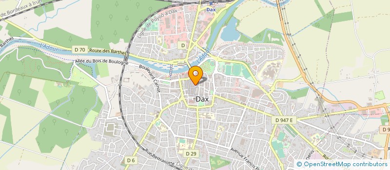 localisation de l'entreprise SELARL LAFORET  DAX