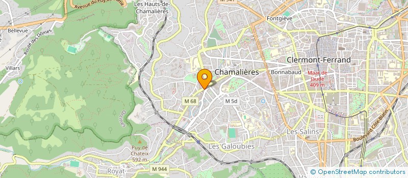 localisation de l'entreprise SELARL LANCRENON à CHAMALIERES