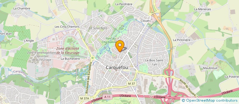 localisation de l'entreprise SELARL LANDOIS  CARQUEFOU