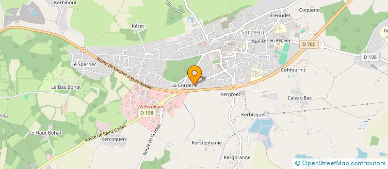 localisation de l'entreprise SELARL LAURENCE DUPUY, JEROME DAVOST, JULIEN FOURMAUX, KRISTELL JEGO  SARZEAU