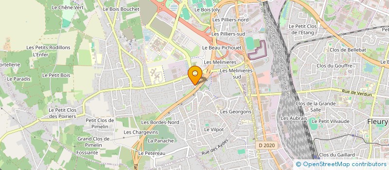 localisation de l'entreprise SELARL LAURENT BORY à SARAN