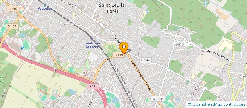 localisation de l'entreprise SELARL LAURENT COUDERC à SAINT-LEU-LA-FORET