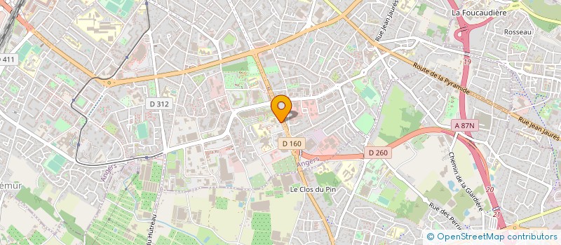 localisation de l'entreprise SELARL LAURENT PARIS  ANGERS