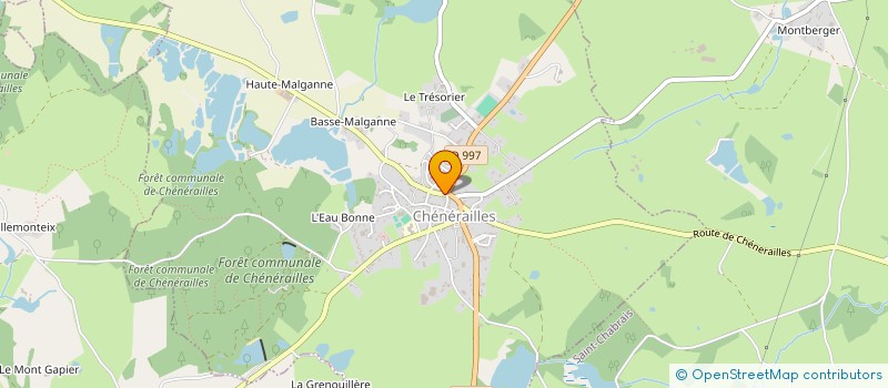 localisation de l'entreprise SELARL LAVAL à CHENERAILLES