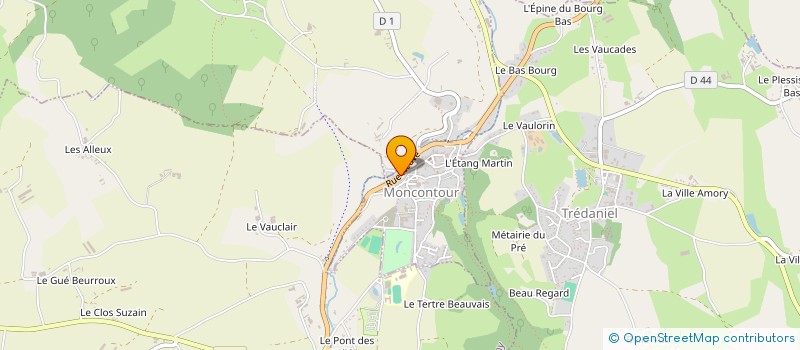 localisation de l'entreprise SELARL LAZAR  MONCONTOUR